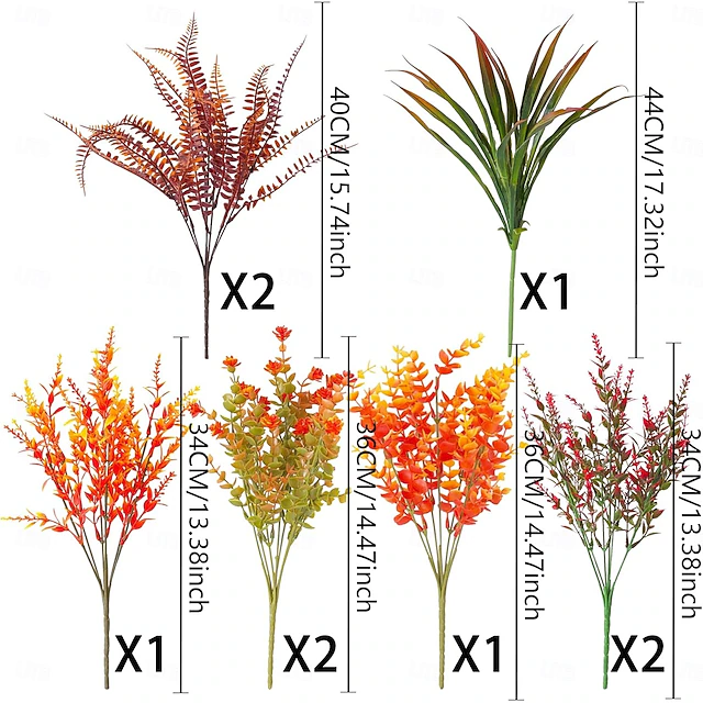 9 Bundles Autumn Decoration Flowers Autumn Flowers Autumn Decoration Indoor Outdoor Autumn Flowers Decoration Autumn Branches