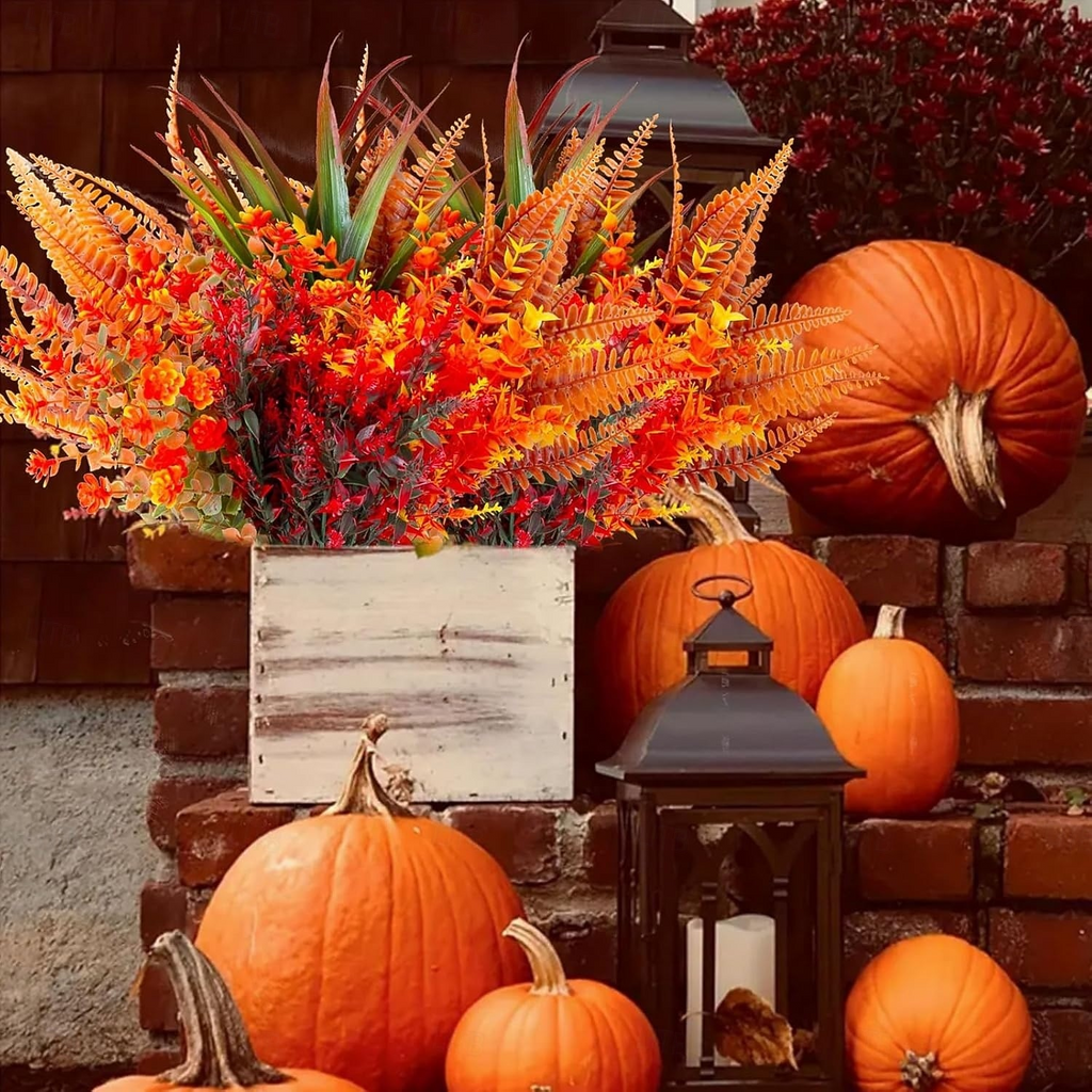 9 Bundles Autumn Decoration Flowers Autumn Flowers Autumn Decoration Indoor Outdoor Autumn Flowers Decoration Autumn Branches