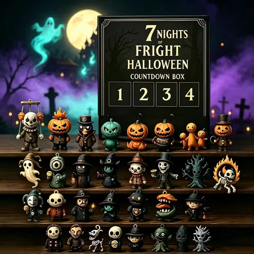 31-Night Halloween Advent Calendar 2026 – Unwrap a Creepy Mini Figurine Each Day, Ideal for Party Favors & Trick-or-Treat Gifts