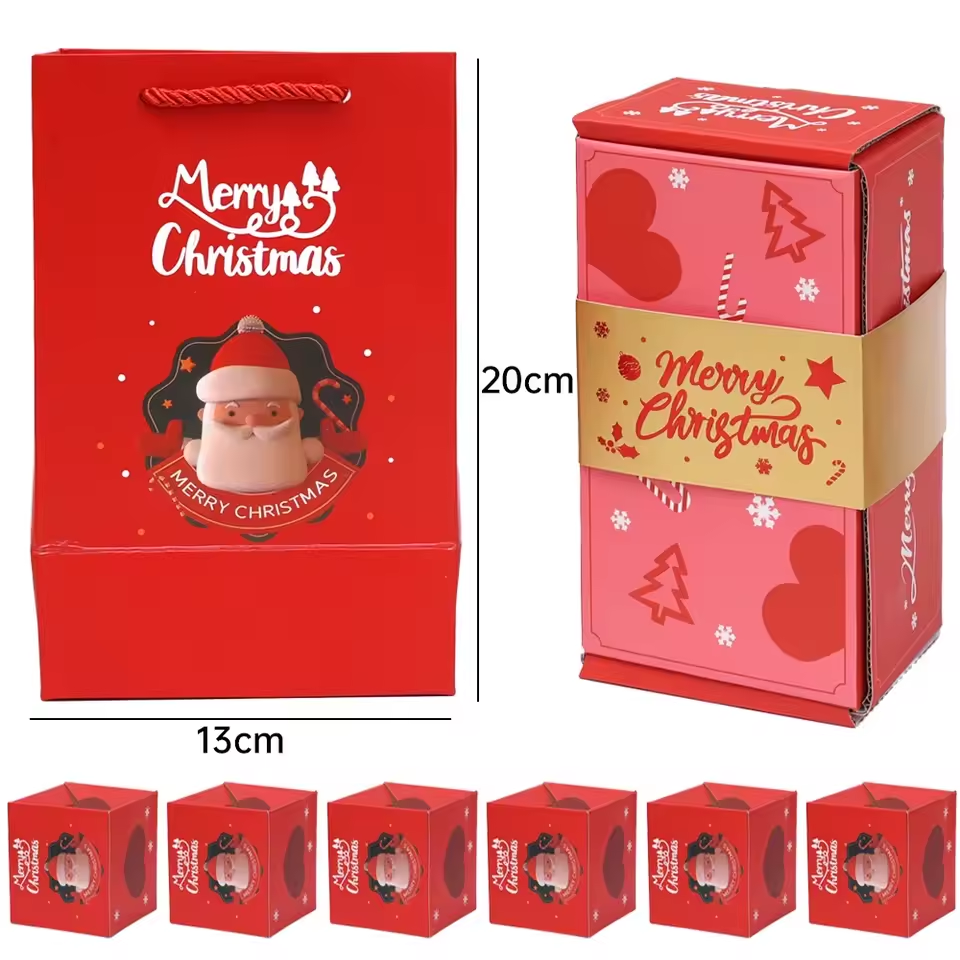 Christmas Gift Box Diy Folding Paper Boxs Money Pop Up Birthday Surprise Bounce Boxs Explosion Red Envelope Gift Box Set