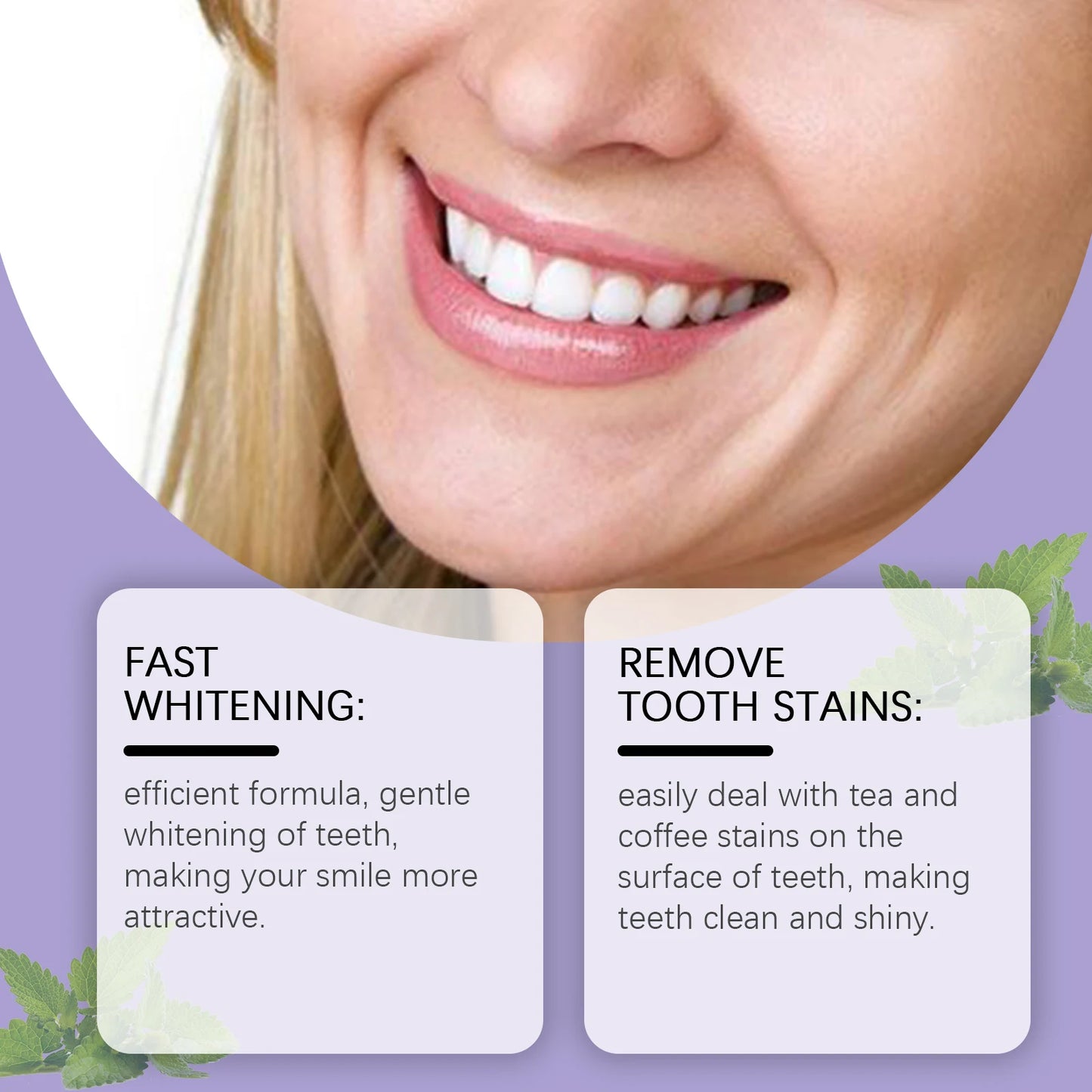 Teeth Whitening Strips — Peroxide-Free, Enamel Safe, 7-Day Bright Smile
